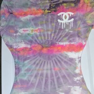 Colorful Tie-Dye Women's Top